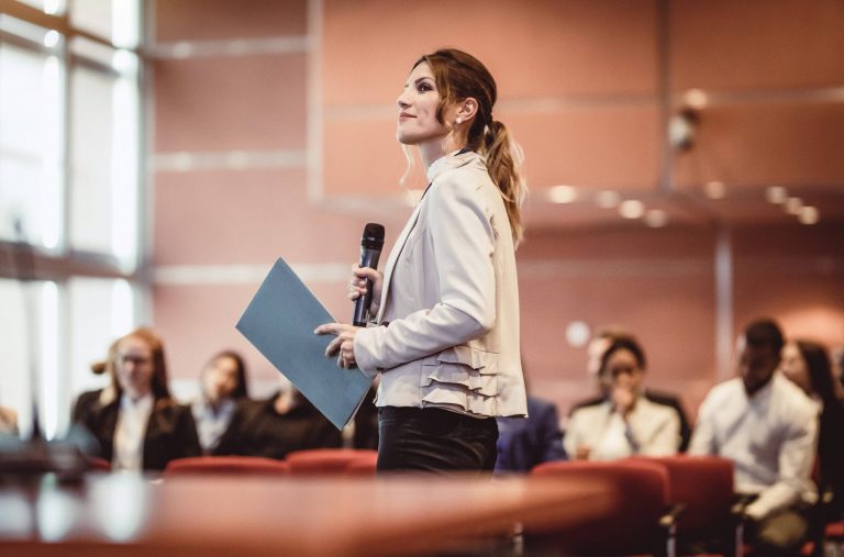 linguagem corporal em apresentações